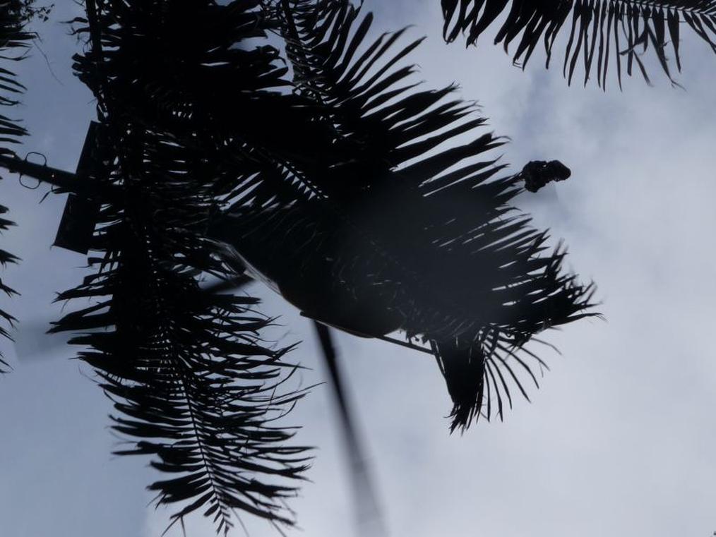 Patrick nearly in the Chopper