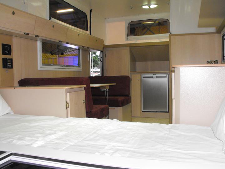 Camper van on display: Brisbane Camping and Caravan Show, 2010
