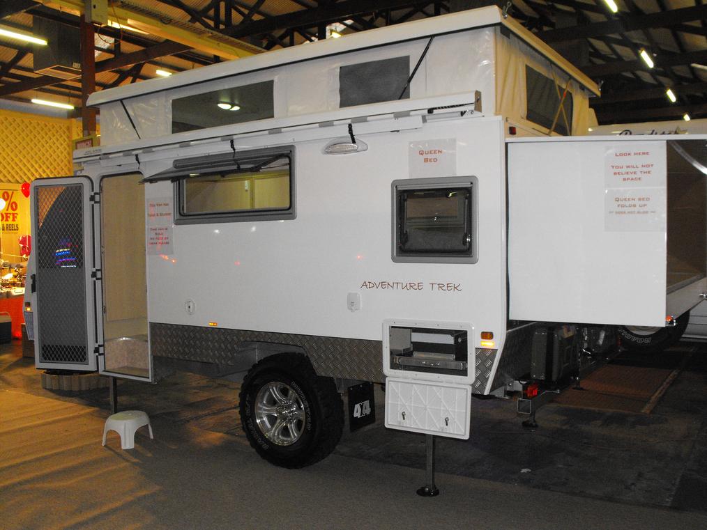 Camper van on display: Brisbane Camping and Caravan Show, 2010
