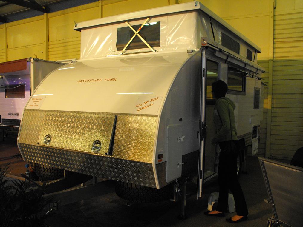 Camper van on display: Brisbane Camping and Caravan Show, 2010
