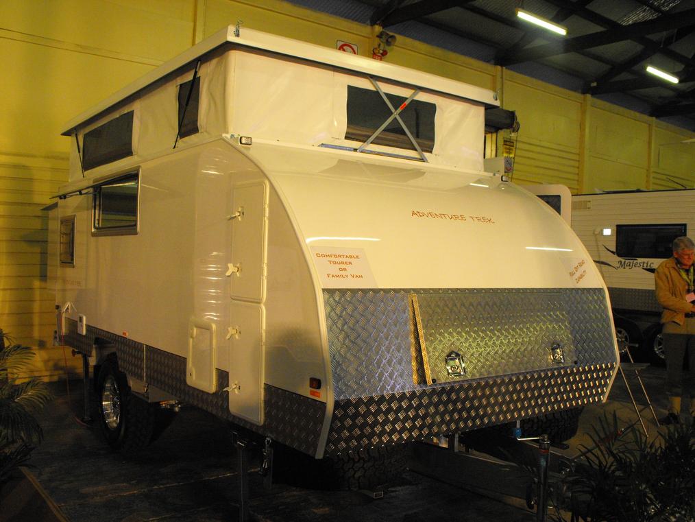 Camper van on display: Brisbane Camping and Caravan Show, 2010
