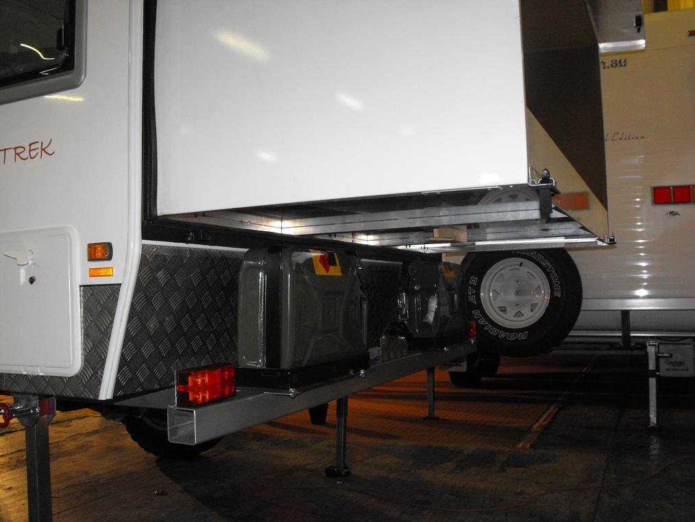 Camper van on display: Brisbane Camping and Caravan Show, 2010
