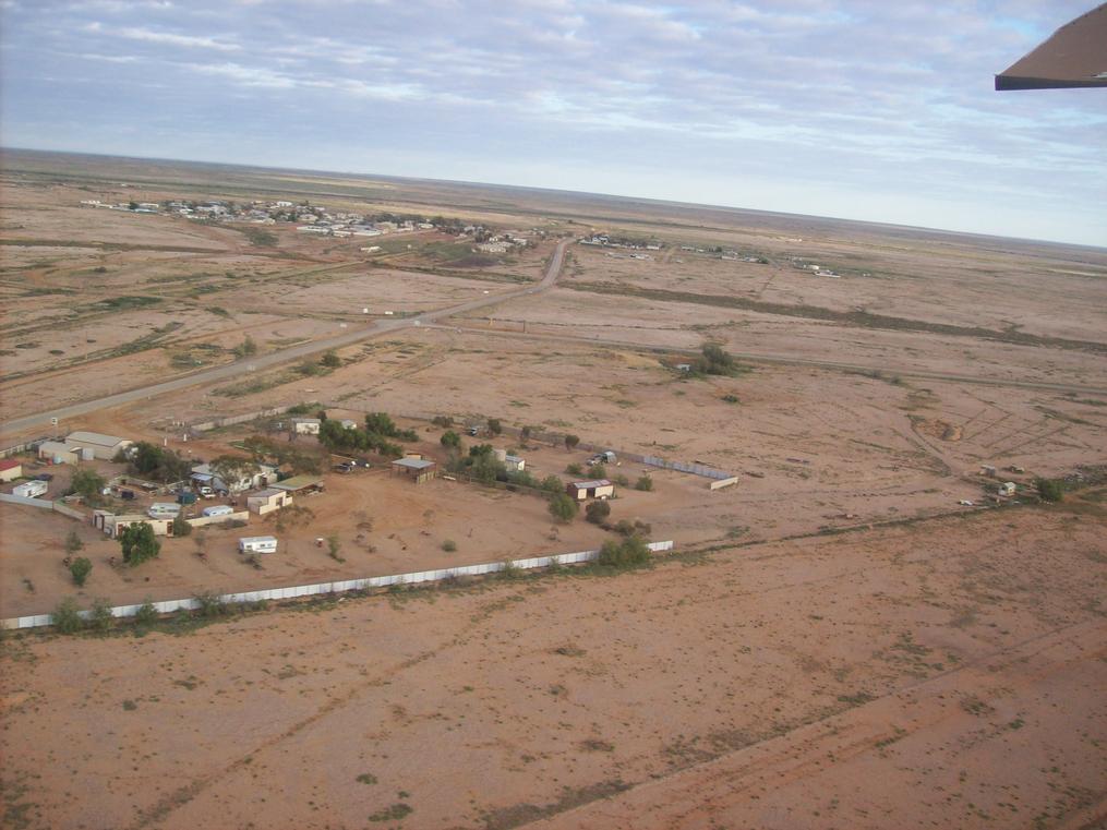 Flight over Lake Ayre
