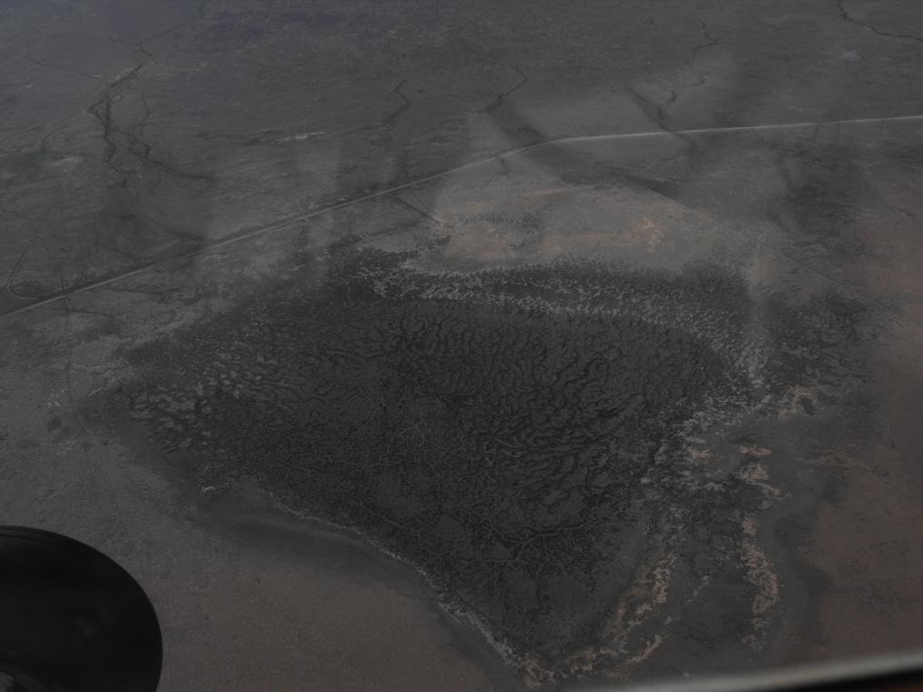 Flight over Lake Ayre
