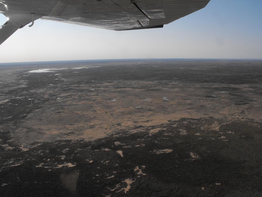 Flight over Lake Ayre
