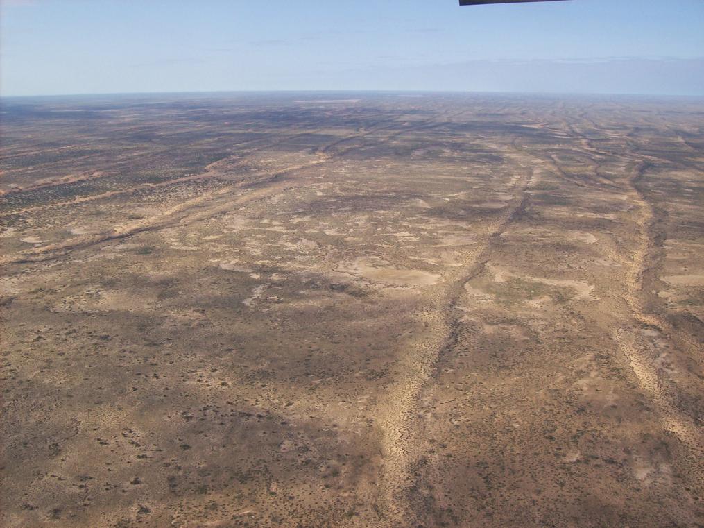 Flight over Lake Ayre
