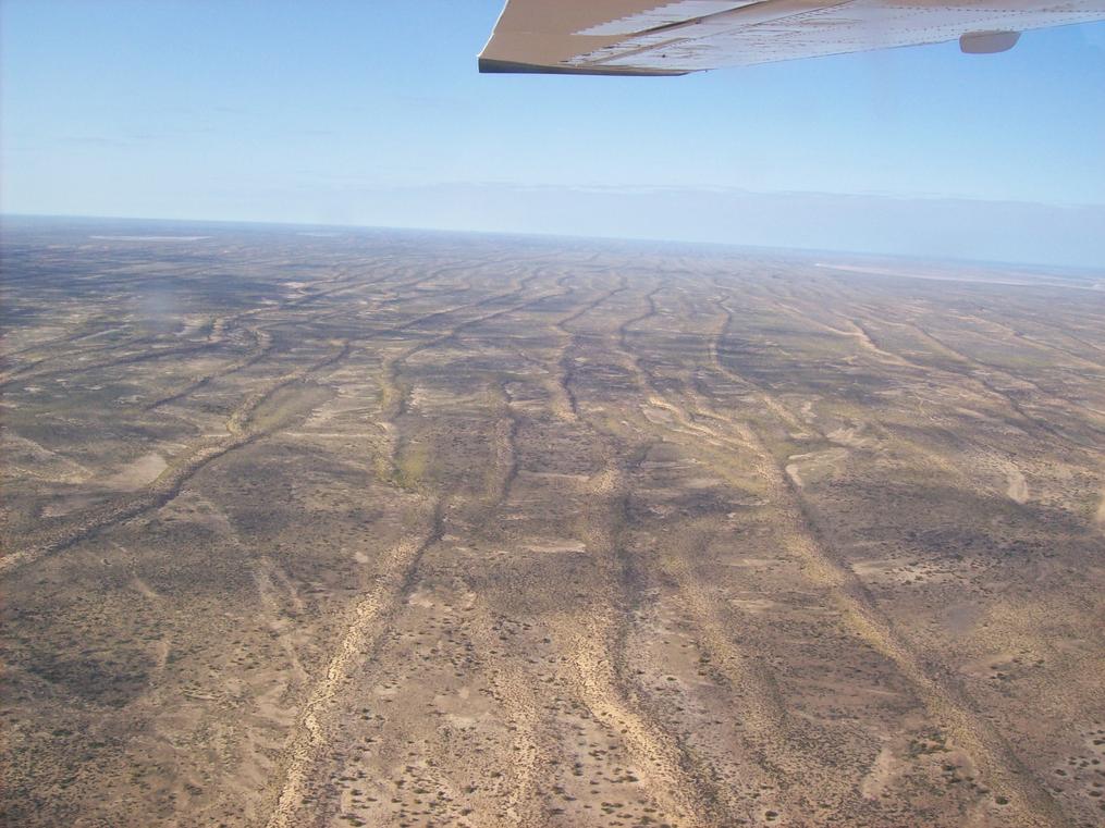 Flight over Lake Ayre
