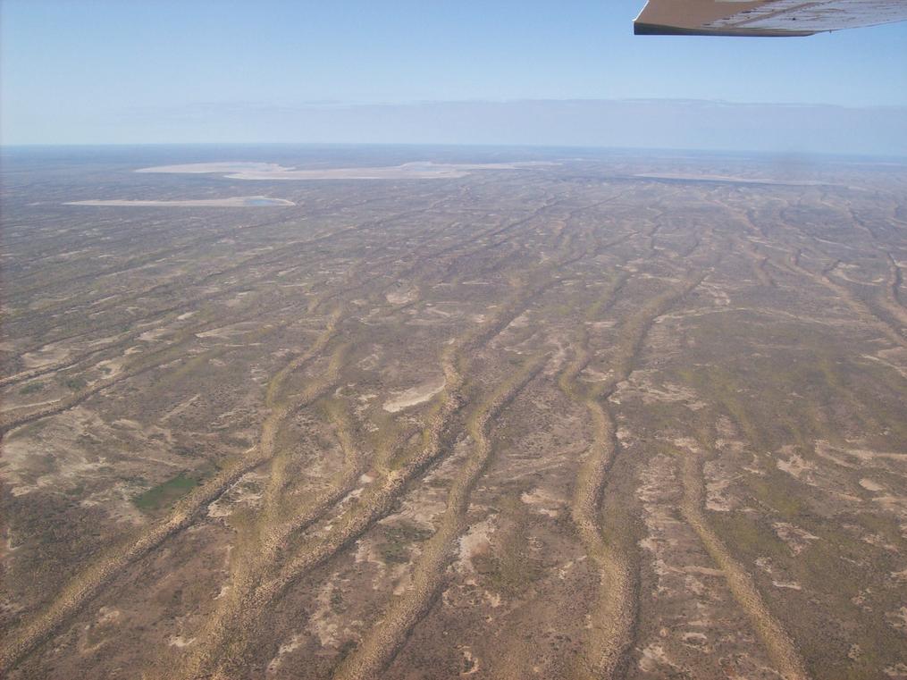 Flight over Lake Ayre
