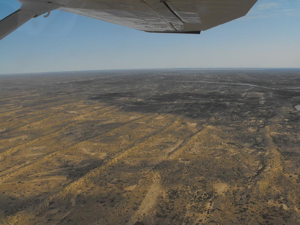 Flight over Lake Ayre
