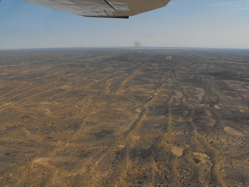 Flight over Lake Ayre
