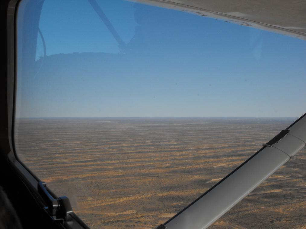 Flight over Lake Ayre
