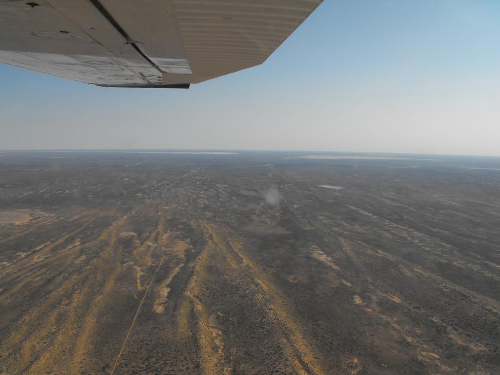 Flight over Lake Ayre
