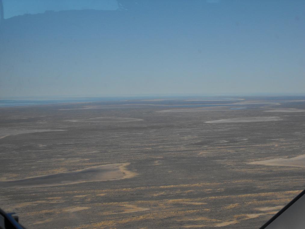 Flight over Lake Ayre
